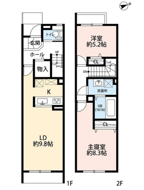 アムールSⅡ特典：仲介手数料が無料です!!の間取り