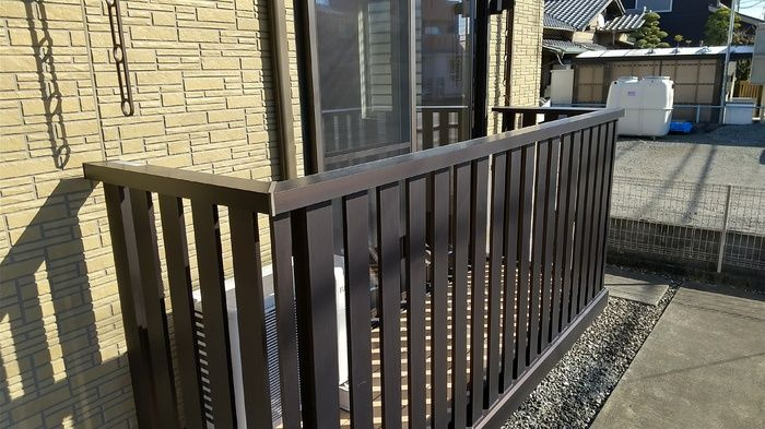 シャン　ポワール　Bのバルコニー