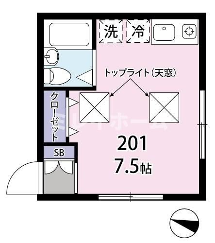 ジュネス雪谷の間取り
