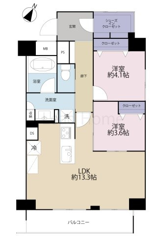 【間取り】 | コンドミニアム池尻