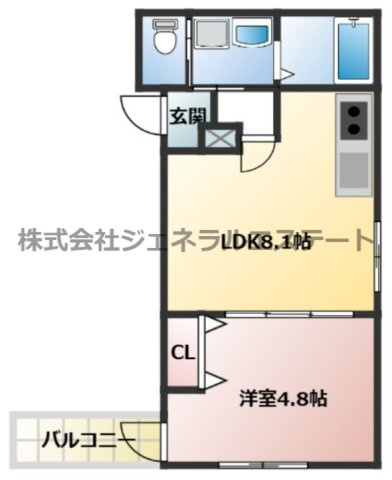 【間取り】 | ALEGRIA忍ケ丘駅