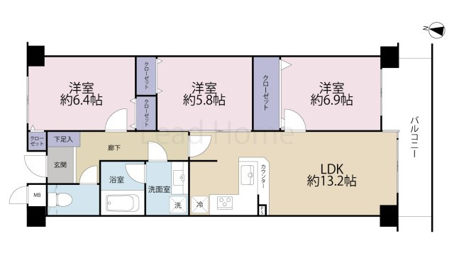 【間取り】 | ランドパーク馬事公苑