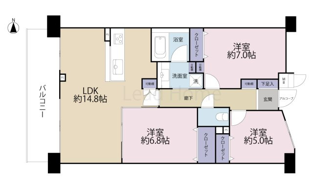 【間取り】 | 東急ドエル・アルス世田谷ネクステージ