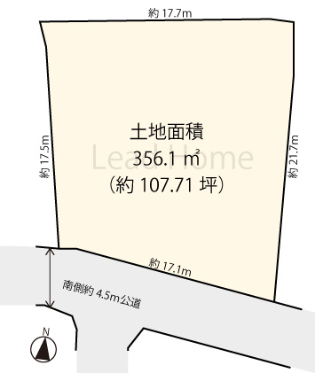 【土地図】 | 世田谷区北沢1丁目 | お庭や駐車スペースも計画しやすく思い描く住まいが叶います！