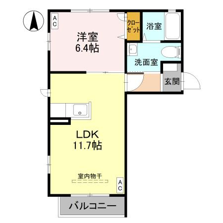 ヴィラ エクレールの間取り