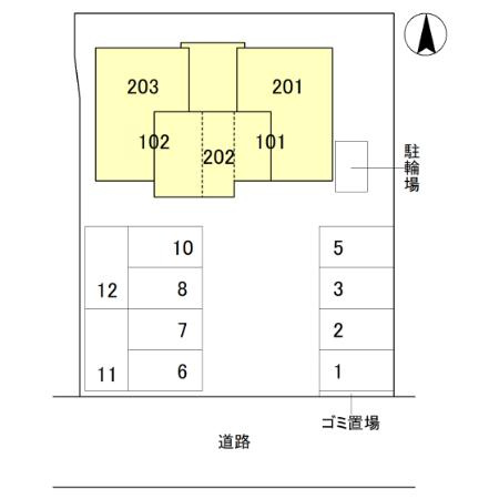 ヴィラ エクレールの区画図