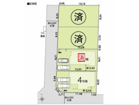 【区画図】 | 【仲介手数料０円】平塚市南金目第1期　新築一戸建て　全2棟 | 【仲介手数料０円】平塚市南金目　第1期　全2棟