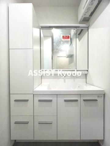 （仮称）狛江市猪方４丁目戸建Ａ棟の独立洗面台
