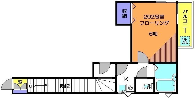 若林ハイムの間取り