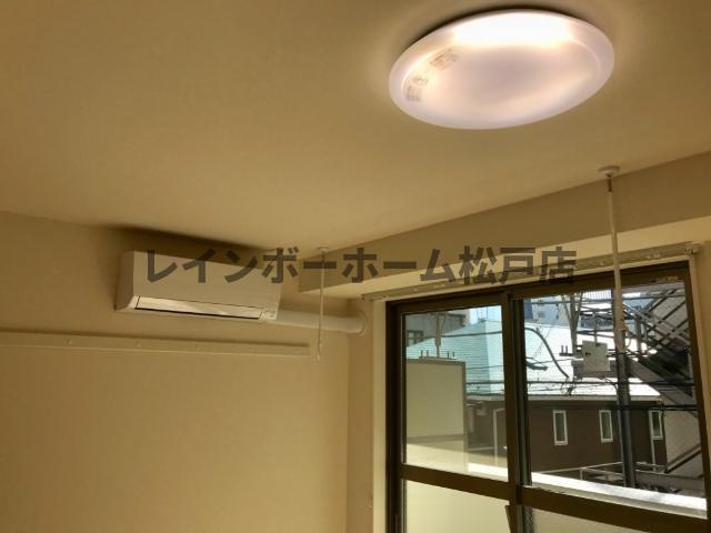 柏市東上町の賃貸マンションのバルコニー