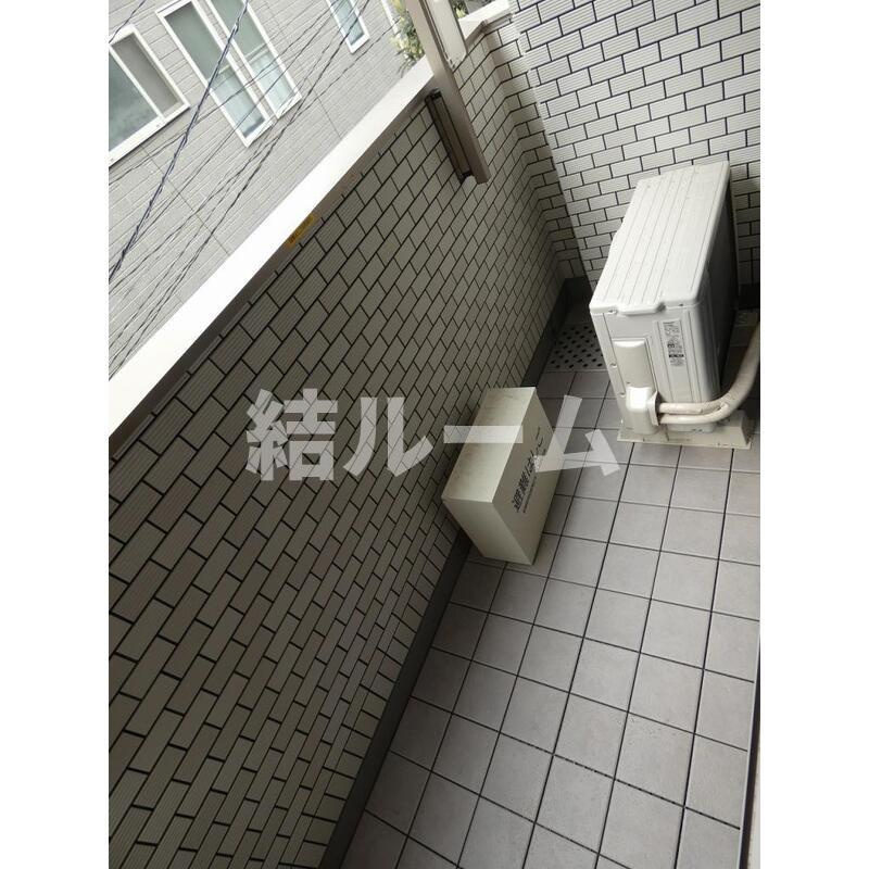 板橋区大山町のアパートのバルコニー