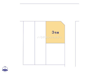 【区画図】 | 名古屋市北区東味鋺３丁目730【仲介手数料無料】新築一戸建て　3号棟
