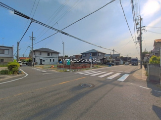 【前面道路含む現地写真】 | 名古屋市北区東味鋺３丁目730【仲介手数料無料】新築一戸建て　3号棟