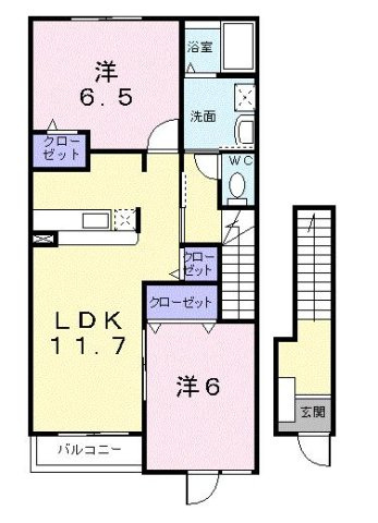 【間取り】 | オーク・ヴィレッヂＣ