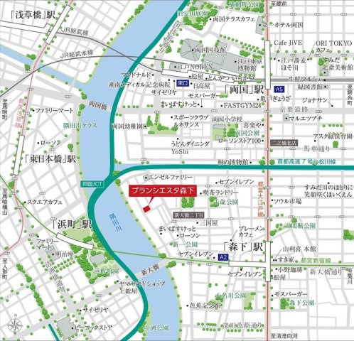 【地図】 | ブランシエスタ森下