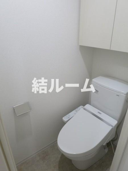 北区栄町の賃貸マンションのトイレ