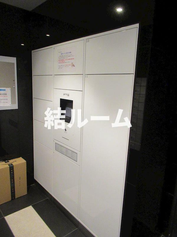 北区栄町の賃貸マンションのロビー