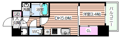 【間取り】 | セレニテ新大阪calme