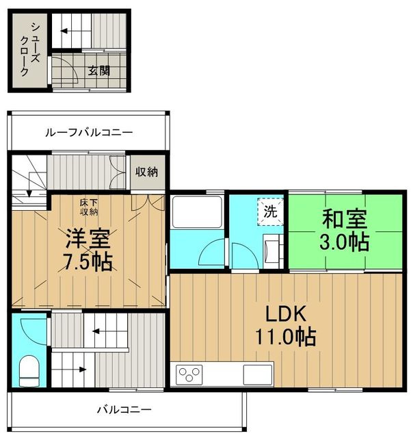 鵠楼の間取り
