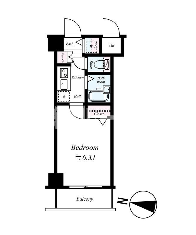 豊島区長崎１丁目の賃貸マンションの間取り