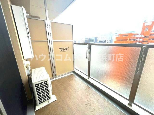 セレニテ新大阪エクラのバルコニー