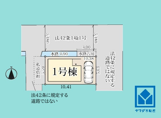 伊丹市藤ノ木１期の区画図