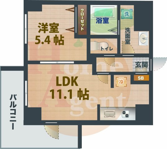 【間取り】 | メゾン・プティ　シエル | 1LDKのお部屋です。