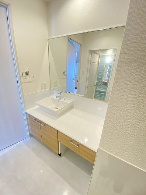 尼崎市七松町１丁目の賃貸マンションの洗面所