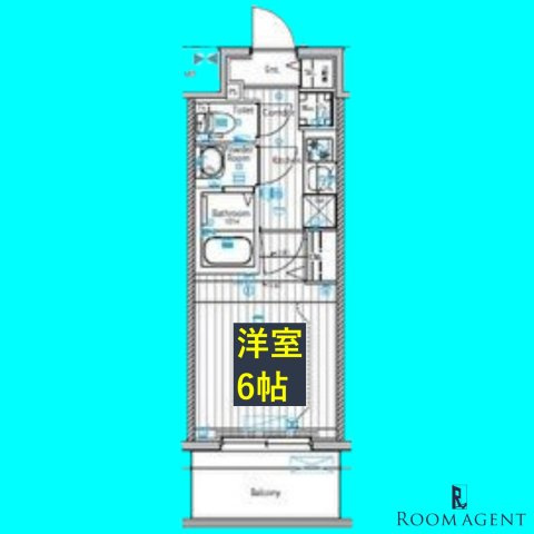 メイクスアート上前津Ⅵの間取り