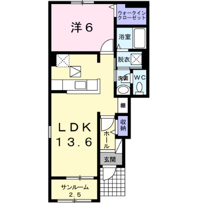 アメニティーⅡの間取り