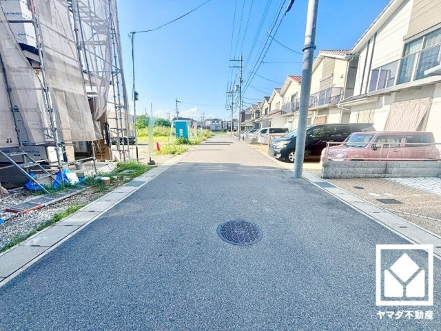 伏見区久我御旅町の前面道路含む現地写真|8月7日　現地写真更新
