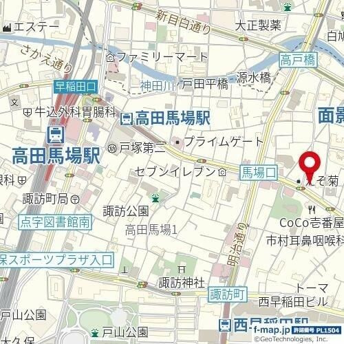 レガリアタワーレジデンスの地図