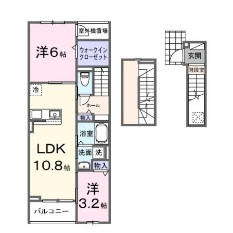 向日葵之颯Ⅱの間取り