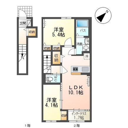 マハロ・ヒキナの間取り|間取図