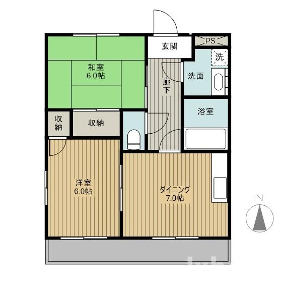ローズコート上穂の間取り