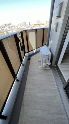板橋区東山町の賃貸マンションのバルコニー