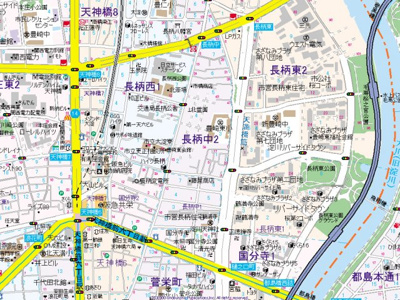 【地図】 | ル・セードル天神橋