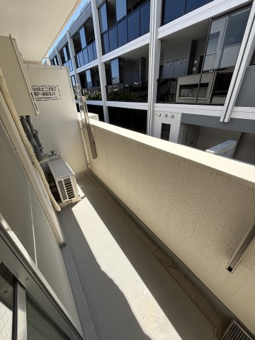 福岡市早良区城西１丁目の賃貸マンションのバルコニー|お洗濯にも便利なバルコニー付き