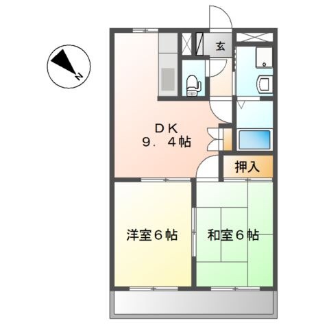 アルファーＢＡＮの間取り