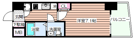 【間取り】 | セレニテ新大阪calme