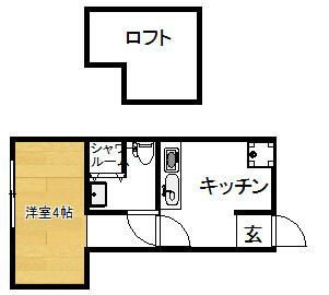 バニーユ２号館の間取り