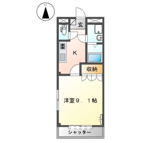 プランドールＡ　の間取り