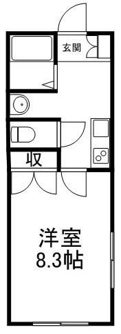 サンエイハイツ　　刈谷市近郊の賃貸ならクラスホーム刈谷店の間取り