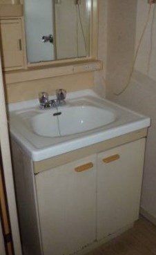 羽村市小作台２丁目の賃貸マンションの独立洗面台