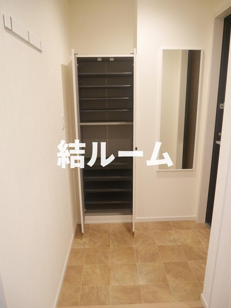 板橋区赤塚３丁目のアパートの玄関