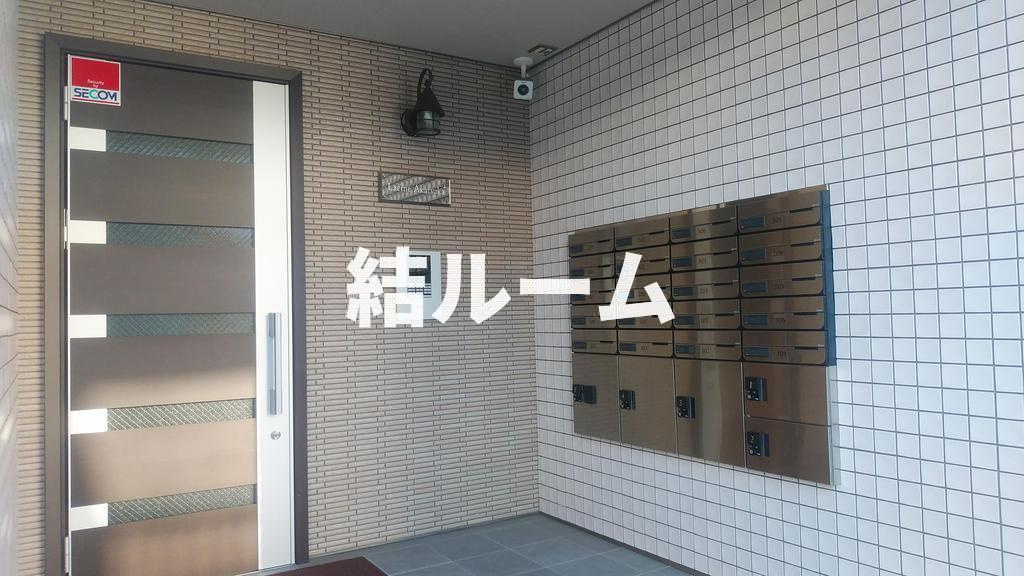板橋区赤塚３丁目のアパートのエントランス