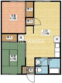上小島ハイツの間取り