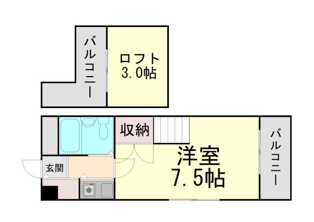 サンパレス２１六甲Ⅱの間取り