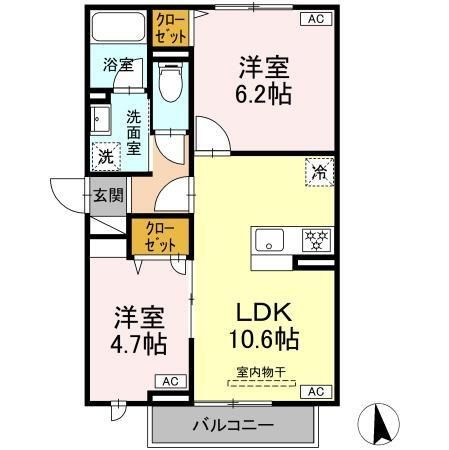 【間取り】 | セレスティア岡本
