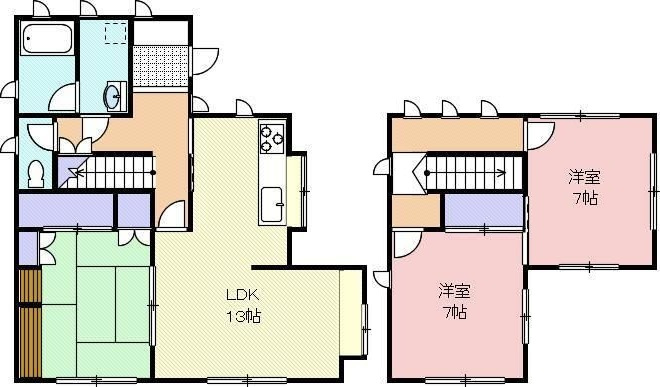 扇町2丁目Y邸の間取り